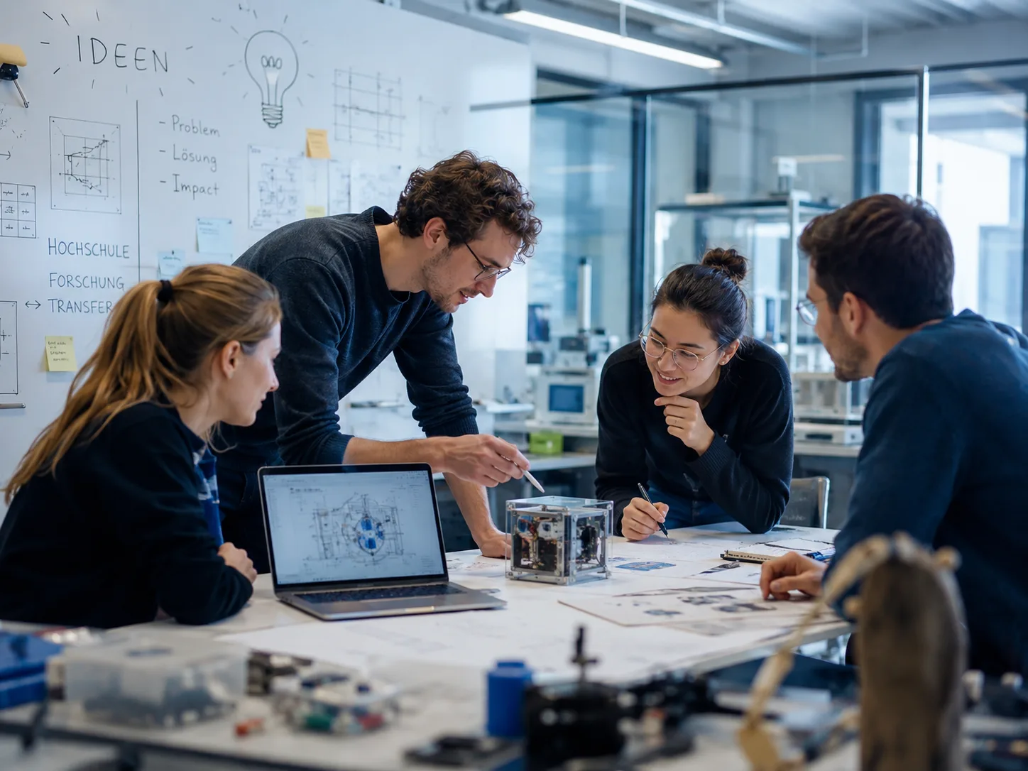 Kollaboration im modernen Forschungslabor